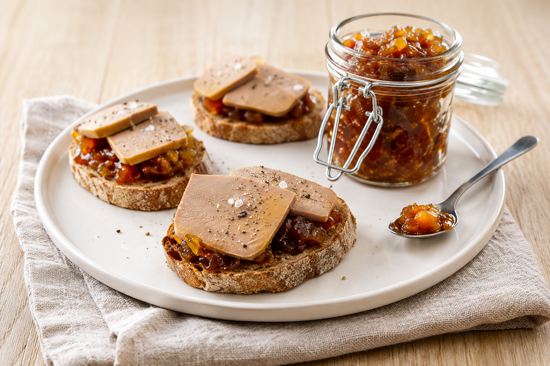 Confit d'oignon aux agrumes et aux épices