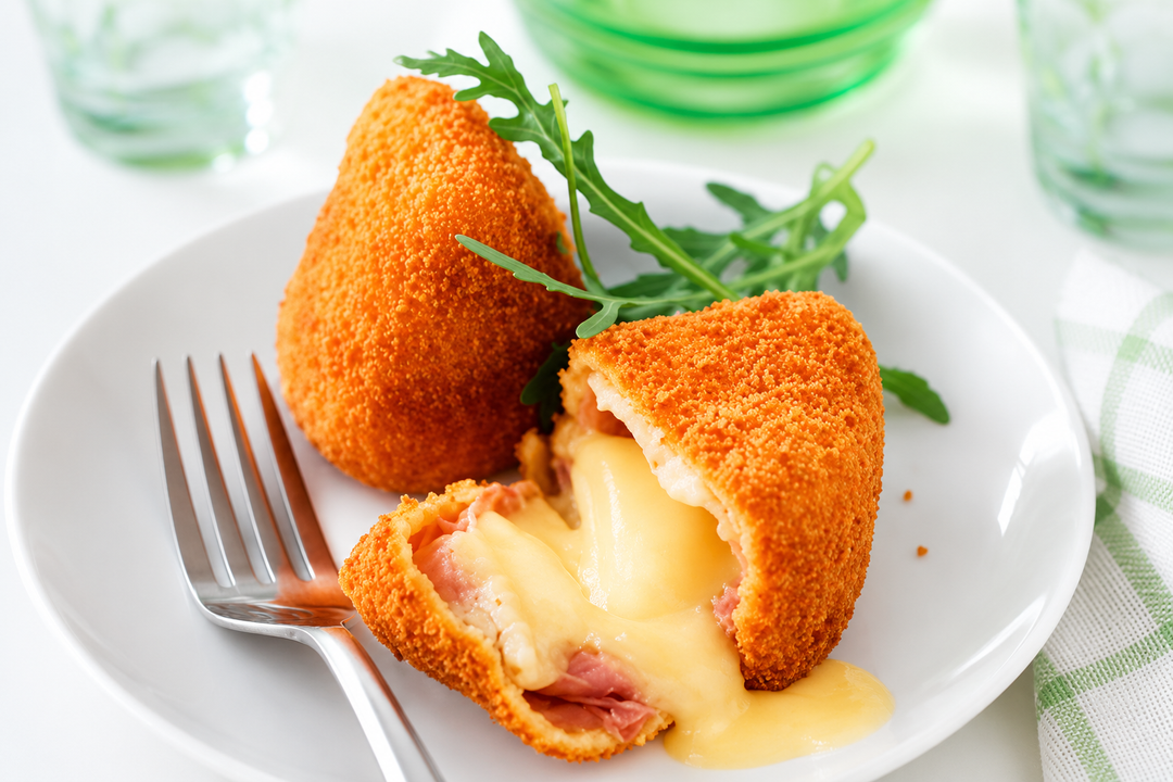 Croquets de camembert au jambon cru