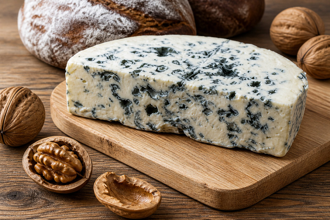 Poires Williams rôties à la Fourme d'Ambert